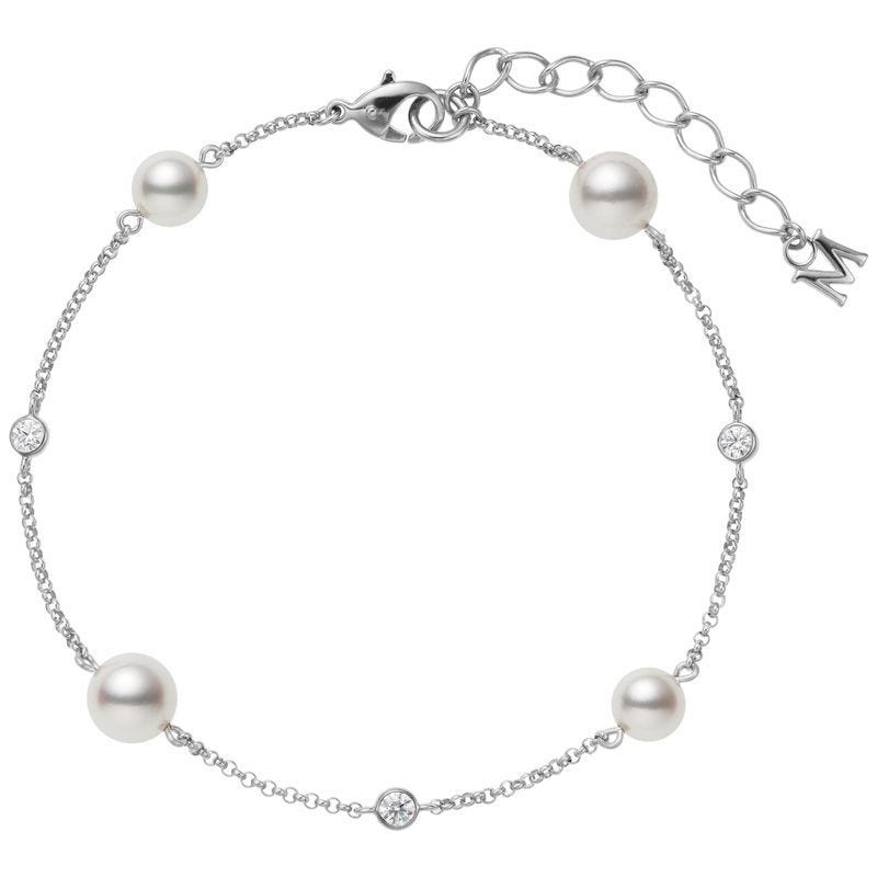 Mikimoto black new arrivals pearl bracelet