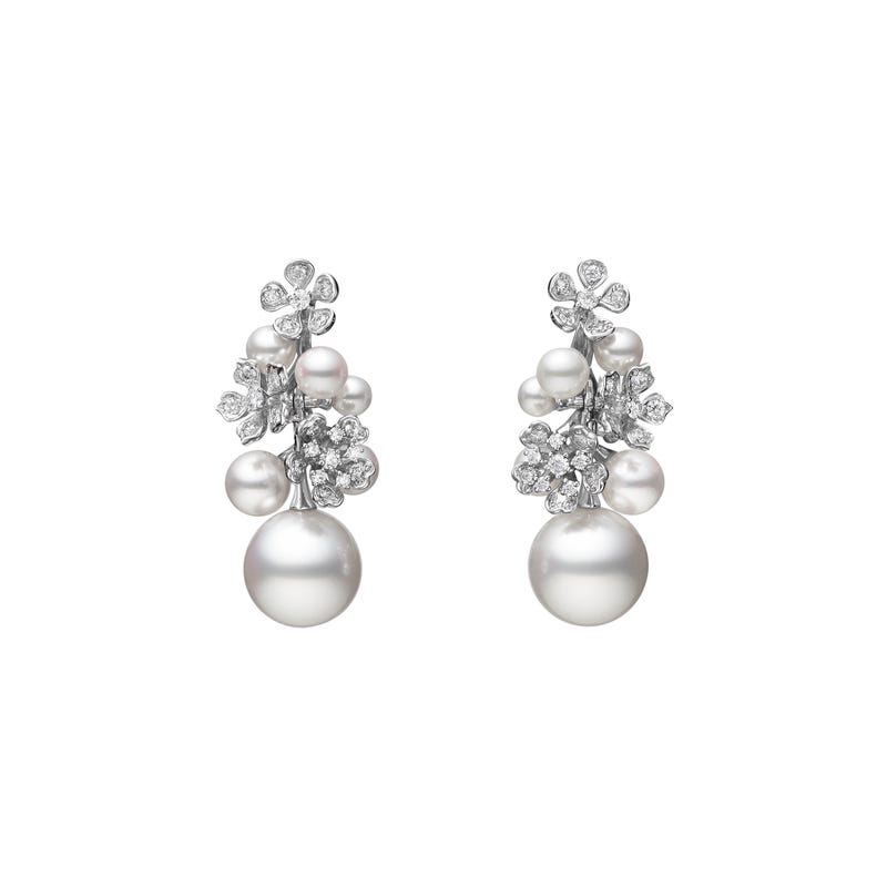 Mikimoto olive earrings deals