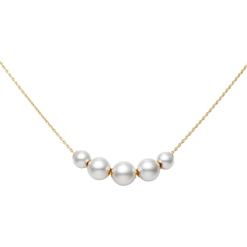Mikimoto pearl necklace on sale value