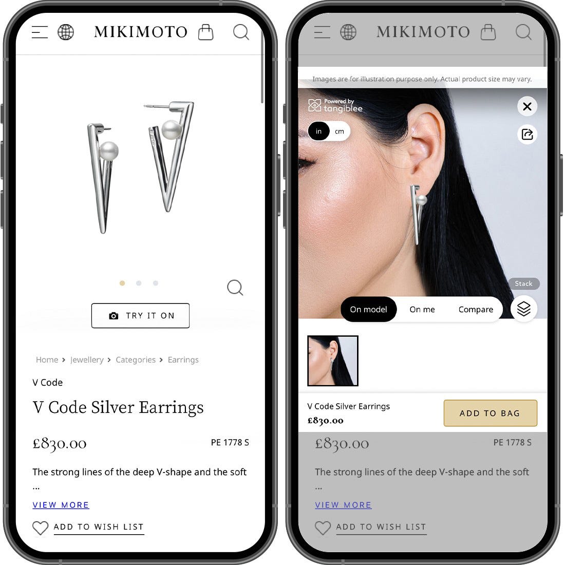 Virtual Fitting / Earrings