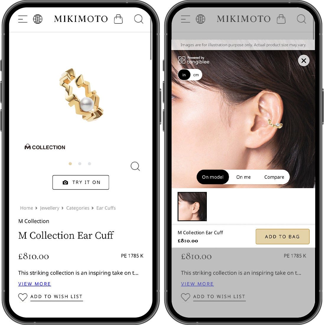 Virtual Fitting / Ear Cuffs